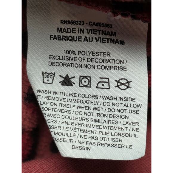 Nike Sportswear Women Small Oversized Crewneck Fleece Sweatshirt Leopard Animal - Picture 3 of 6